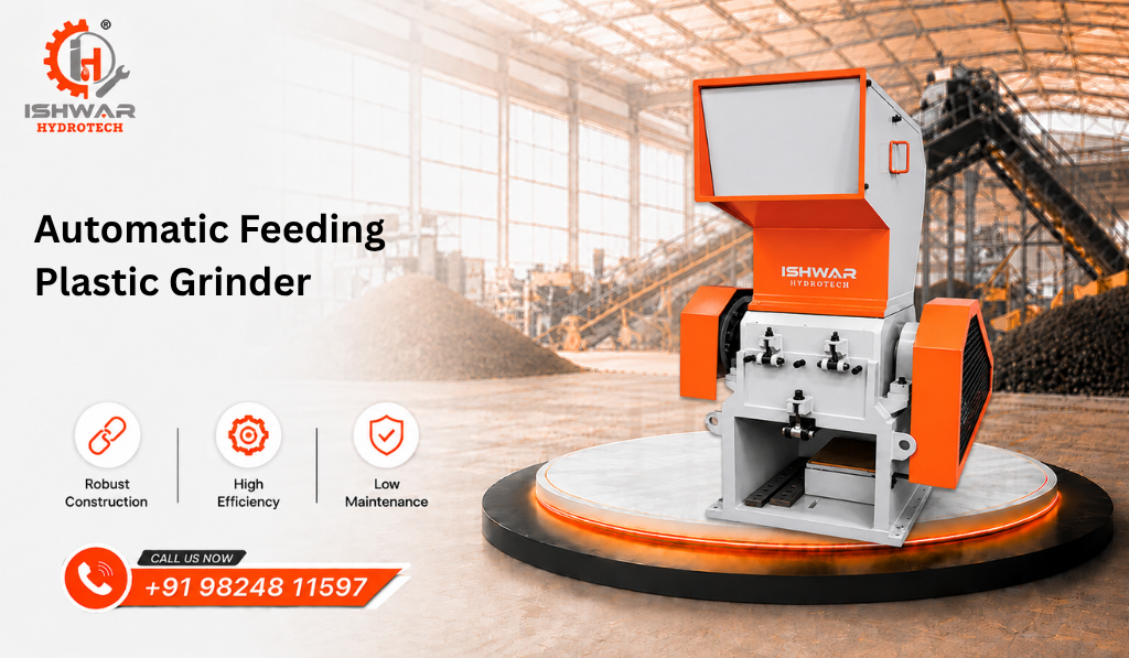 Automatic Feeding Plastic Grinder