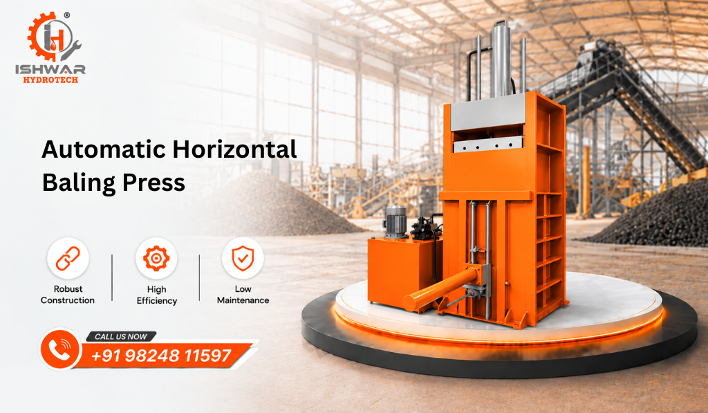 Automatic Horizontal Baling Press