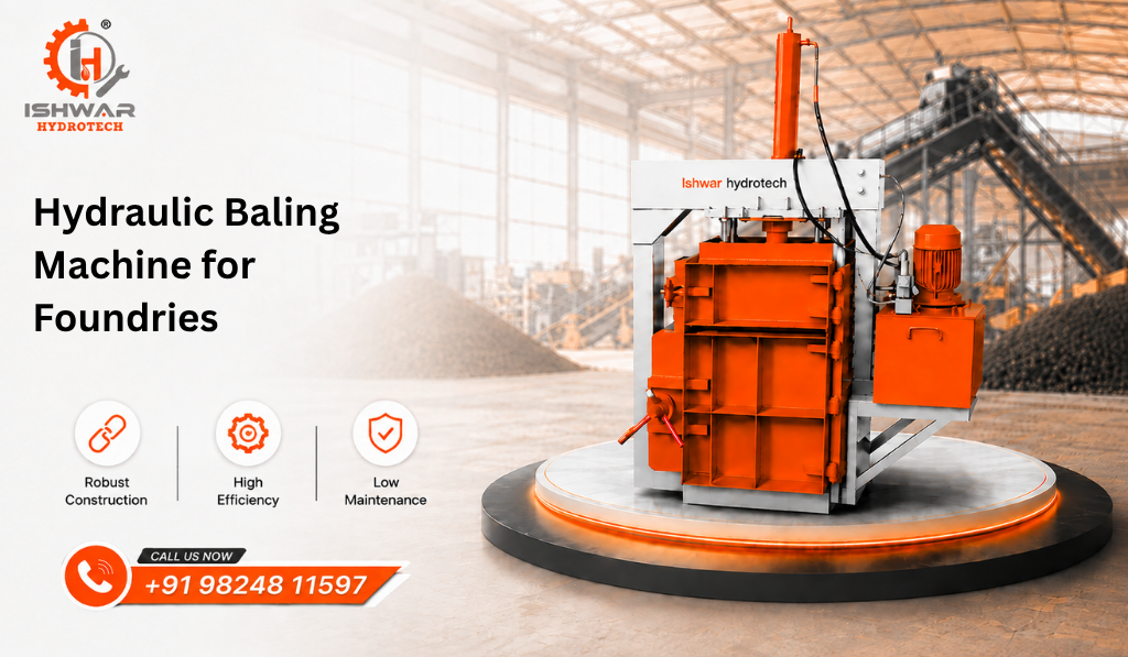 Hydraulic Baling Machine for Foundries