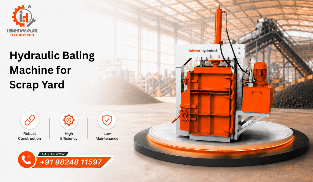Hydraulic Baling Machine for Scrap Yard