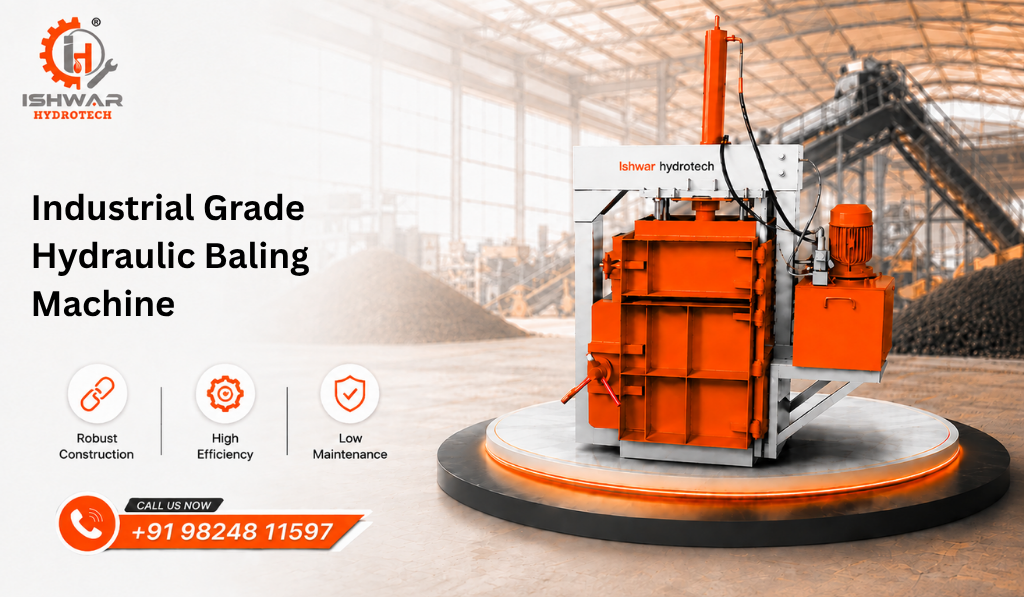 Industrial Grade Hydraulic Baling Machine