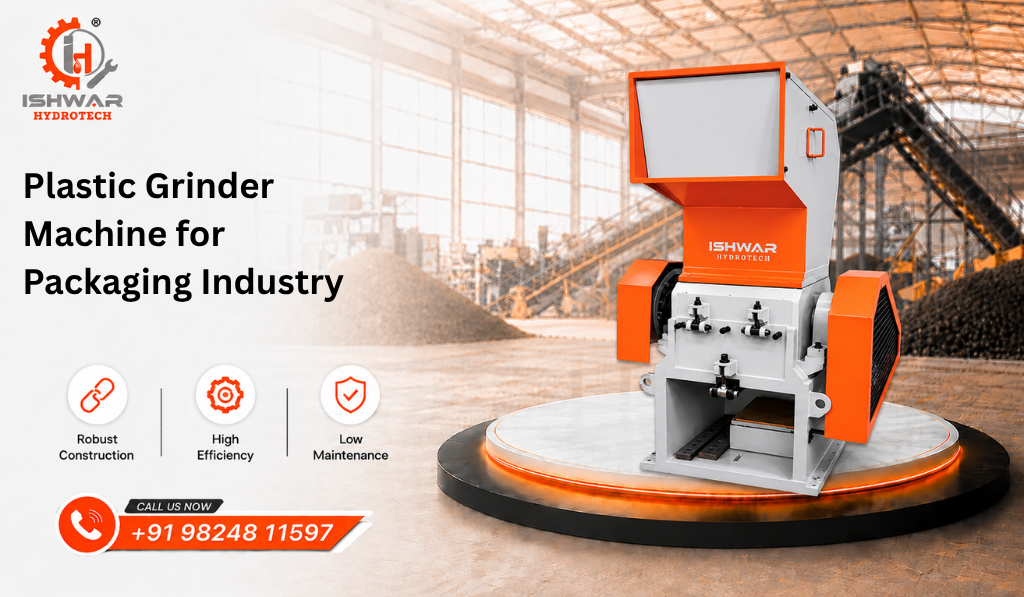 Plastic Grinder Machine for Packaging Industry