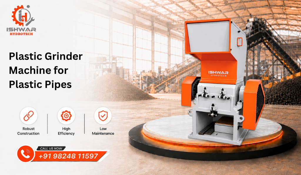 Plastic Grinder Machine for Plastic Pipes