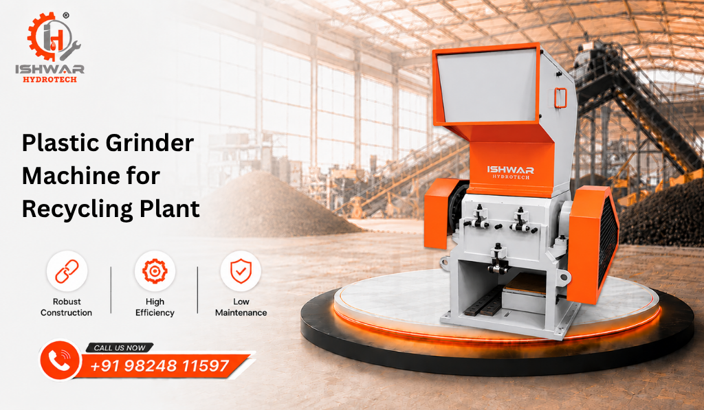 Plastic Grinder Machine for Recycling Plant
