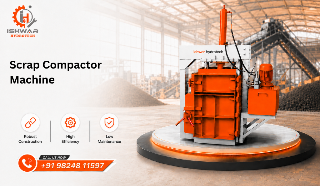 Scrap Compactor Machine