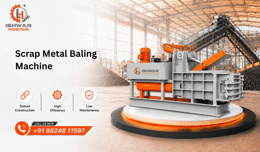Scrap Metal Baling Machine
